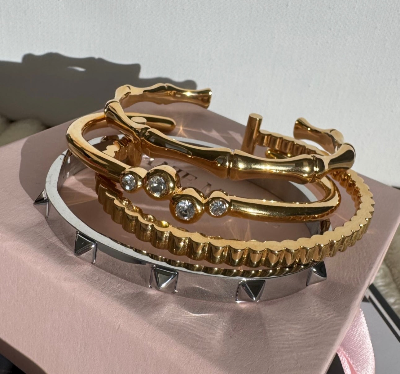 Bamboo Gold Bracelet