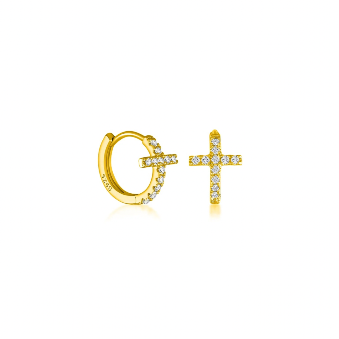 Take your style to the next level with CROSS GOLDEN HUGGIES!

Wrap your ears in style with our CROSS GOLDEN HUGGIES! These unique earrings feature a playful cross design in shiny gold. Perfect for adding a touch of personality to any outfit. Get ready to spread some love and style with these huggies!


Material: .925 Sterling Silver + 14K gold plated
Measurements : .45 diameter