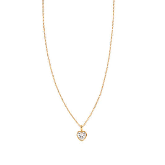 Kayla Heart Pendant Necklace