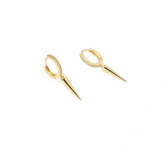 Get ready to rock this summer trend with our LONG PENDULUM HUGGIES! These unique earrings will add a playful touch to any outfit with their long pendulum shape. Perfect for those who like to stand out and have some fun! 

Material: Sterling silver .925 + 18K gold plated