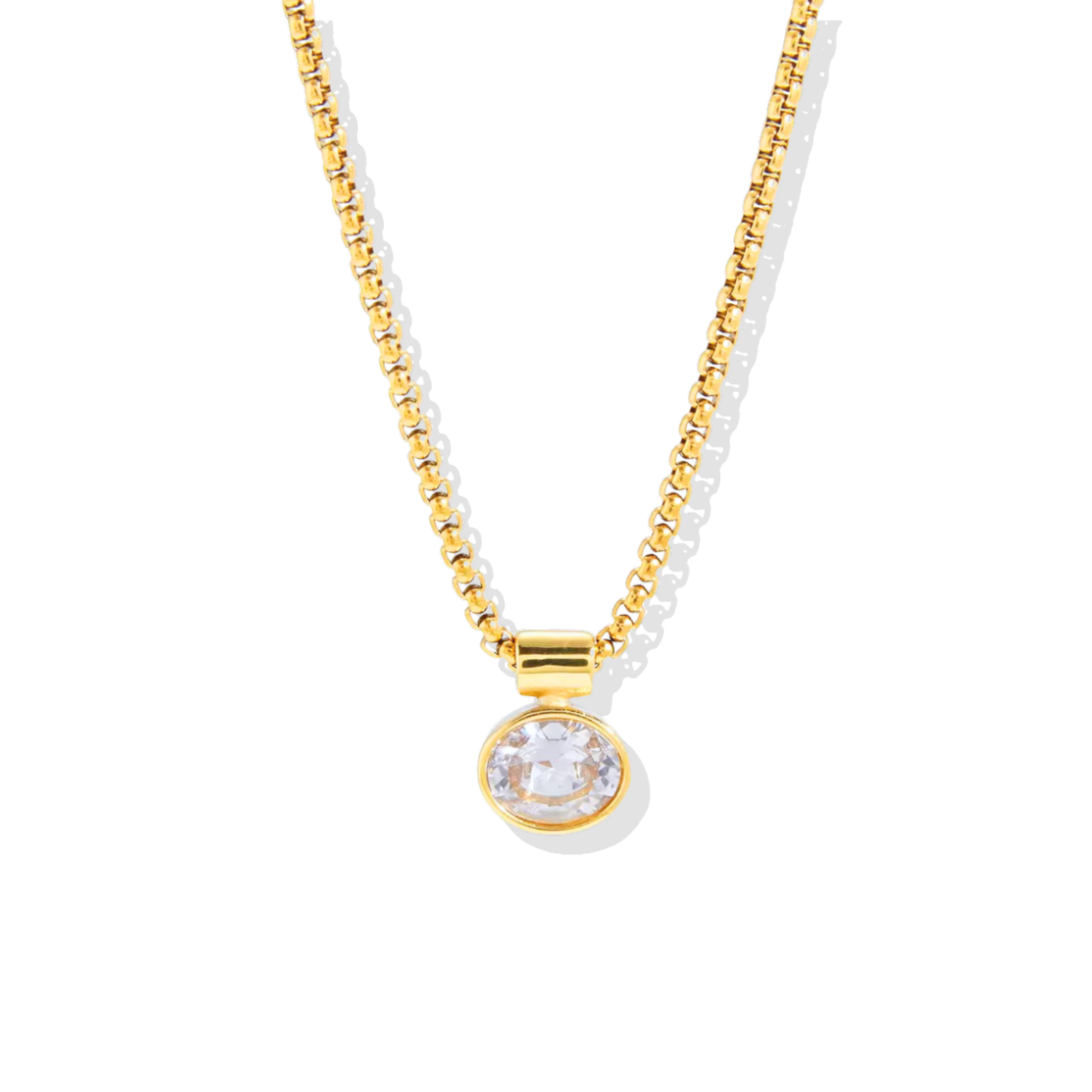 Valeria Oval Zircon Necklace
