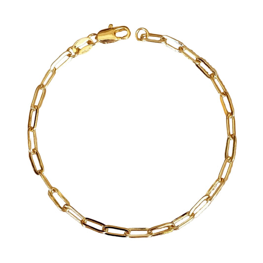 Everyday Short Link Paperclip Bracelet