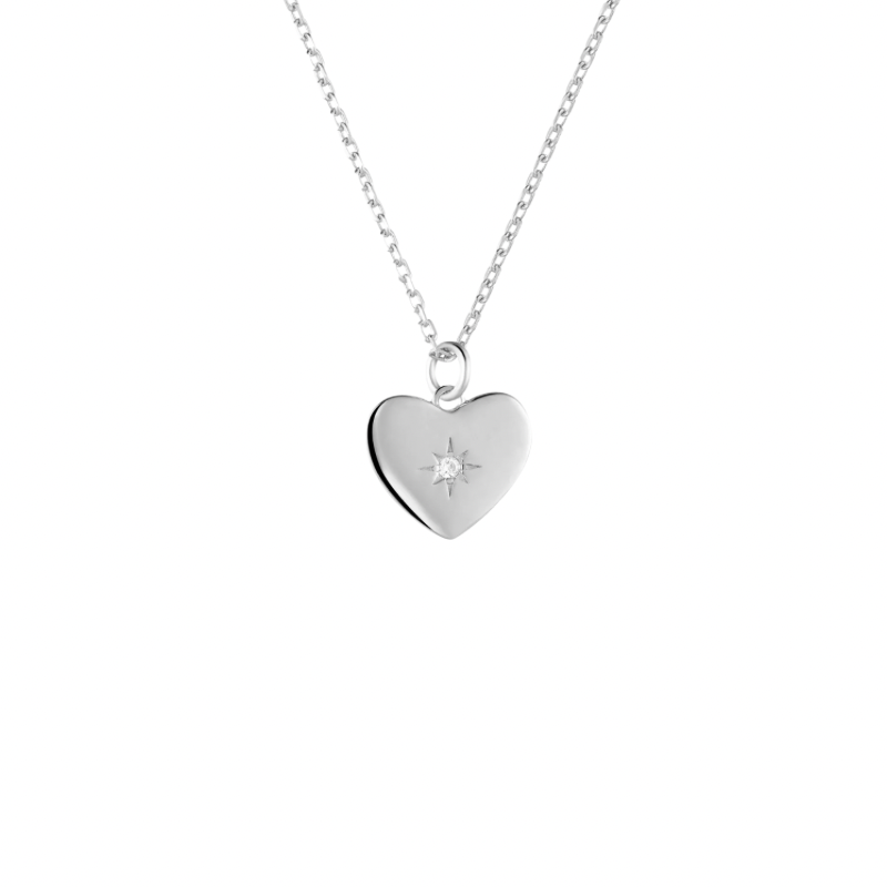 Add a touch of elegance with the Heart Spark Silver Necklace! Its delicate design will make your heart flutter and elevate any outfit.

Perfect for a romantic evening or everyday wear, this necklace is a must-have for any jewelry collection.

Gift yourself or someone special this stunning piece ❤️


Material: 925 Sterling Silver

measurements: .16.8 in + 1.2 in and pendant: .4in x .4 in