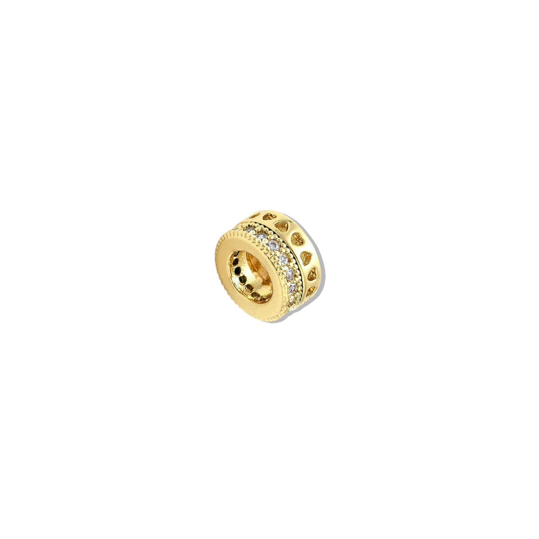 Self Love charm — 18K gold-plated pavé intention charm from the Inner Power Collection