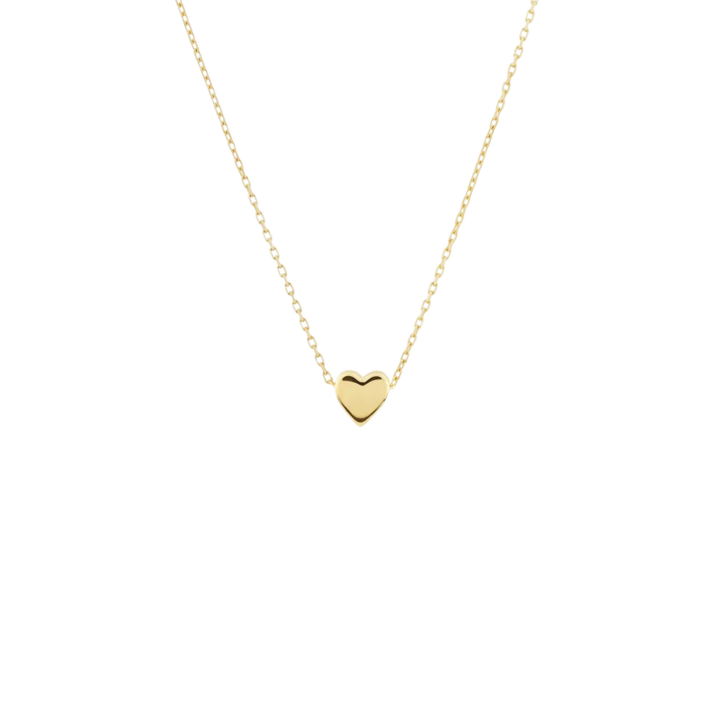 Mini Golden Heart Necklace 