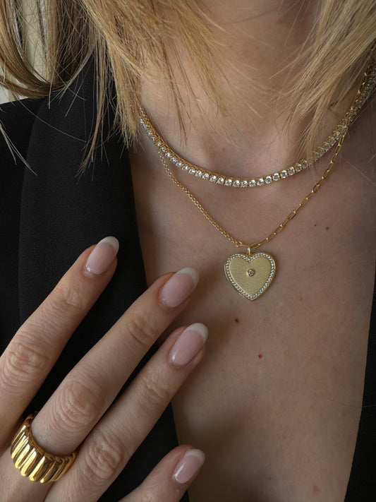 You Have My Special Heart Necklace. Valentine's Day Necklace for her. Perfect Gift. 